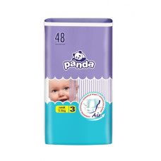 Dětské pleny PANDA MIDI 5-9 KG  52 ks