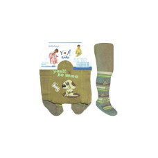 Dětské punčocháče RA 3 YOU BABY khaki zelená