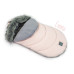 Luxusní set fusak s kožešinou + rukávník  - LIMITOVANÁ EDICE  FLOO FOR BABY  EMMA    AKCE !!! Růžová