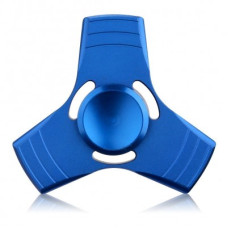HIT !!!!   Antistresový aluminiový 3-ramenný  FIGHT  SPINNER   tyrkysově modrý