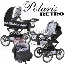 Kombinovaný kočárek KRASNAL POLARIS RETRO