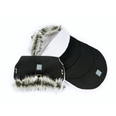 Luxusní set fusak s kožešinou + rukávník  - LIMITOVANÁ EDICE  FLOO FOR BABY LUCA   AKCE !!!