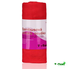Růžová bambusová vysokogramážní osuška T-tomi