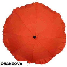 Slunečník ke kočárku KLASIK  oranžová   ČESKÁ VÝROBA !
