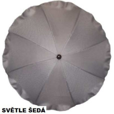 Slunečník ke kočárku KLASIK  sv.šedá ČESKÁ VÝROBA !
