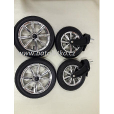 Set náhradních koleček např. na kočárek FIRKON  a jiné značky kočárků 60x230 +  48 x199