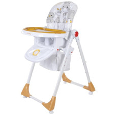 Sunbaby jídelní židlička - Siera BCH202C šedá + oranžová