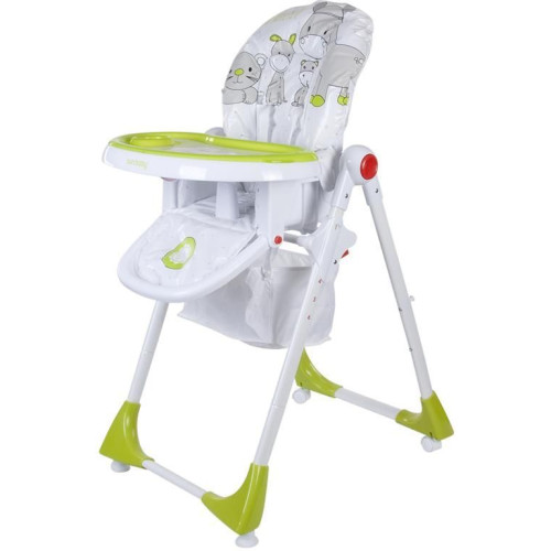 Sunbaby jídelní židlička - Siera BCH202C šedá + zelená Sunbaby jídelní židlička - Siera BCH202C šedá + zelená