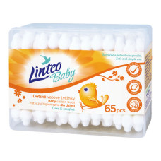 Vatové tyčinky Linteo Baby 65ks v boxu
