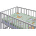 Dětská postýlka s kompletní výbavou Scarlett 120 x 60 cm - Mráček - zelená