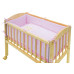 Povlečení do postýlky 7dílné - Scarlett MÉĎA - do postýlky BABY Scarlett 90 x 41 cm - růžová