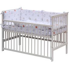 Dětská postýlka s kompletní výbavou Scarlett 120 x 60 cm - Labra
