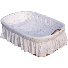 Mojžíšův košík pro miminko Scarlett Hvězdička - béžová