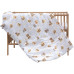 Dětská postýlka s kompletní výbavou Scarlett 120 x 60 cm - Lila - béžová
