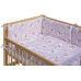 Dětská postýlka s kompletní výbavou Scarlett 120 x 60 cm - Erka - růžová Dětská postýlka s kompletní výbavou Scarlett 120 x 60 cm - Erka - růžová