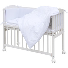 Povlečení do postýlky 7dílné - Scarlett MARTIN - do postýlky Scarlett BABY 90 x 41 cm - bílá