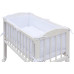 Povlečení do postýlky 7dílné - Scarlett MARTIN - do postýlky Scarlett BABY 90 x 41 cm - bílá