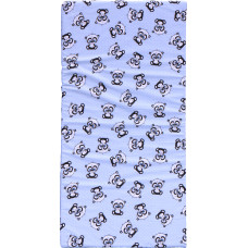 Molitanová matrace do postýlky Scarlett barevná, 120 x 60 x 6 cm Vzor matrace: Panda modrá