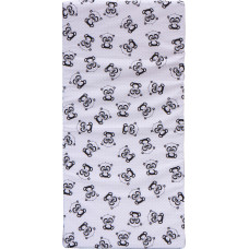 Molitanová matrace do postýlky Scarlett barevná, 120 x 60 x 6 cm Vzor matrace: Panda bílá